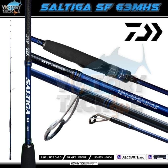 promo| JORAN PANCING DAIWA SALTIGA SF 63MHS JIGGING ROD |Set Alat Pancing