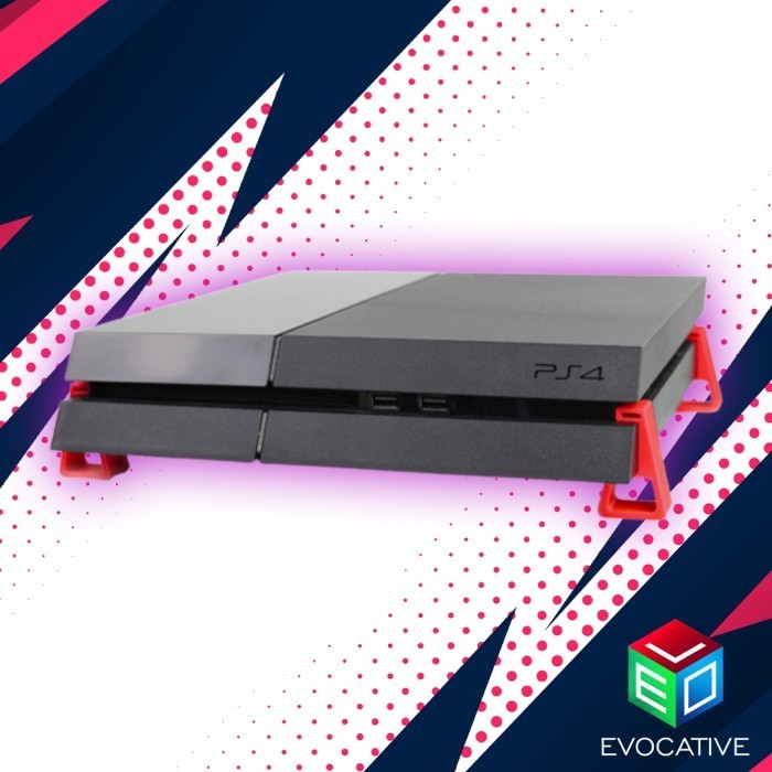 [Best] stand ps4 pro slim ps4 fat 3d printing - Putih, Untuk PS4 Slim
