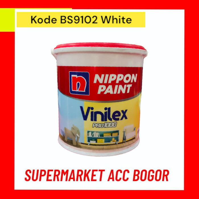 Cat Tembok Vinilex Pro 1000 5kg Putih & WARNA - cat dinding vinilex - cat tembok putih - cat nippon 