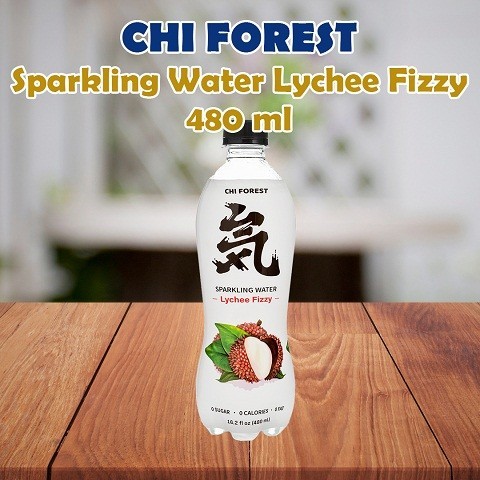 

Chi Forest Sparkling Water Lychee Fizzy 480 ML