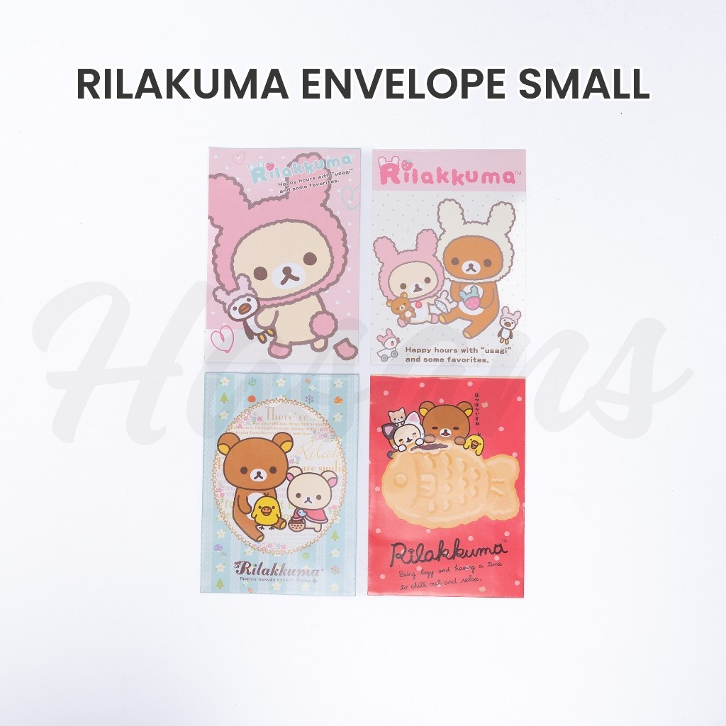 

(HASANS PARTY)Aneka Amplop Uang / Angpau Lucu Murah / Angpao Pendek / Amplop Lebaran / Rilakuma Envelope Small