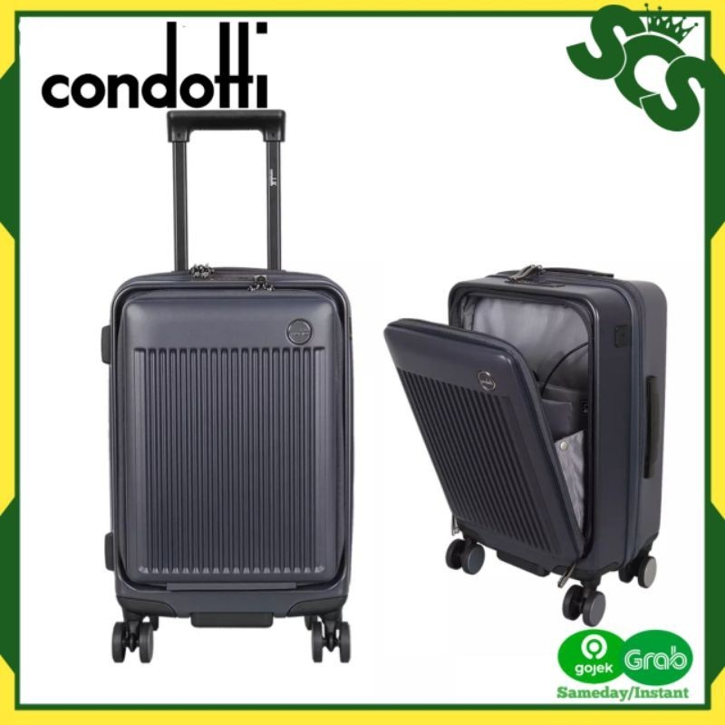 Koper CONDOTTI Frontline 63138 Small 20 Inch USB PORT Kompartemen Laptop