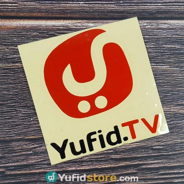 

Sticker Yufid.TV Merah Hitam Persegi