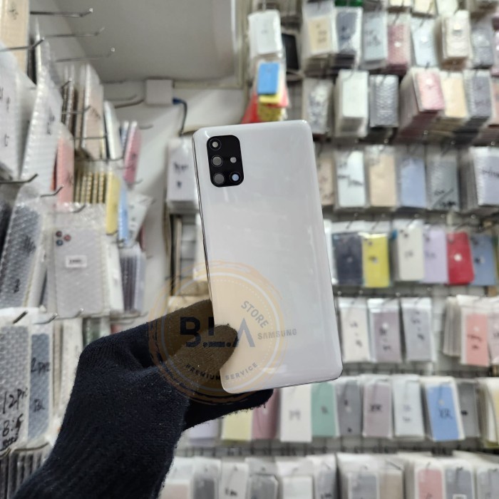READY HOUSING BACK CASING FULLSET BACKDOOR + BEZEL SAMSUNG GALAXY M51 M515F BERGARANSI 100%