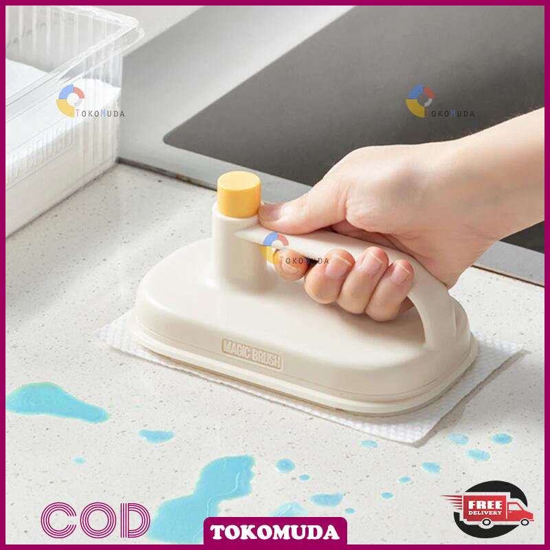 TOKOMUDA COD Kitchen Cleaning Brush Thickened Hundred Cleaning Cloth Sponge Block Bathtub Sink Clean