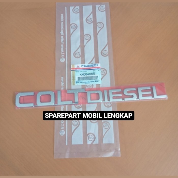 EMBLEM COLT DIESEL / LOGO COLT DIESEL ORIGINAL MITSUBISHI KM004885