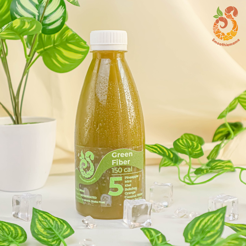 

Jus Kesehatan Juice Cold Pressed Smoothie Green Fiber Smoothiemama 350ml Segar