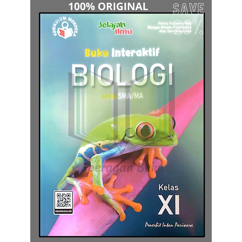 Buku Paket Interaktif BIOLOGI SMA/MA Kelas 11/XI Kurikulum Merdeka Intan pariwara Tahun 2024 Terbaru