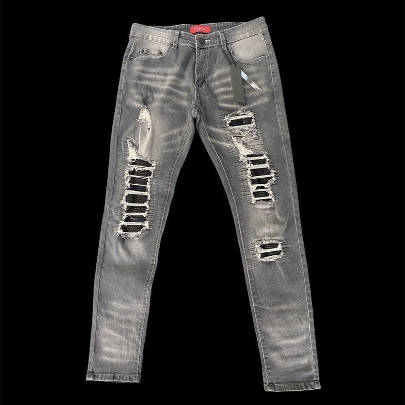 PROMO CUCI GUDANG!! RUCAS Graphite Biker Jeans