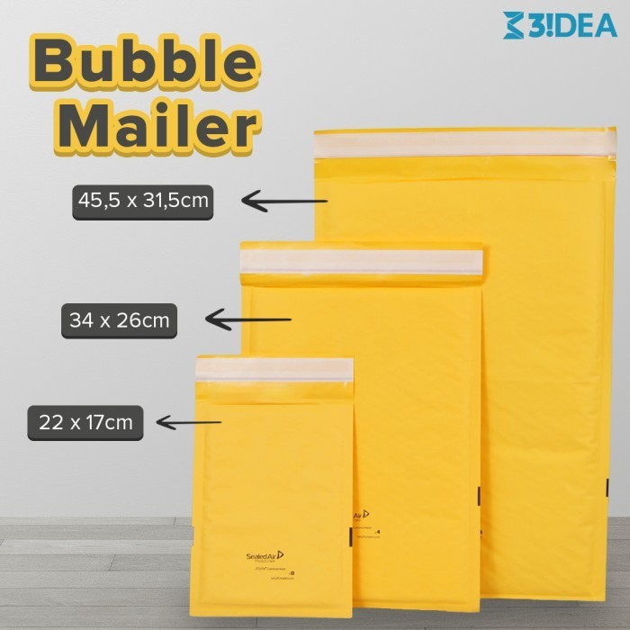 

Amplop Bubble | Bubble Mailer Premium | PolyBubble Murah Motif Yellow