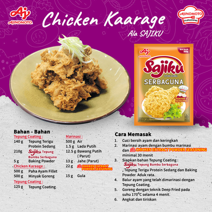 

Sajiku® Tepung Bumbu Serba Guna 900g