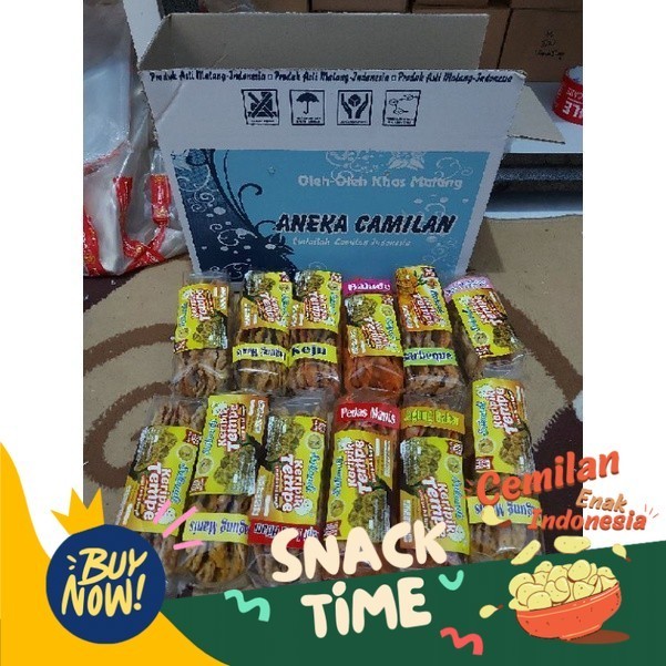 

PROMO HEMAT Paket isi 12 bungkus Keripik Tempe