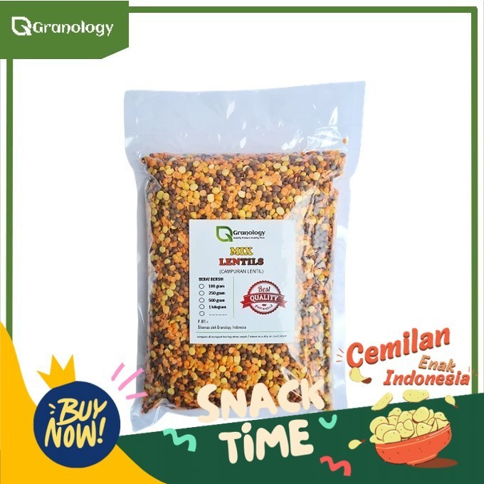 

Special Diskon Kacang Lentil Campur / Mix Lentil (1 kilogram) by Granology