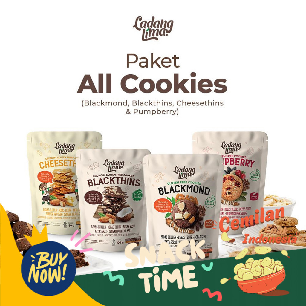 

Special Diskon Serba 100rb Cookies Gluten Free Ladang Lima