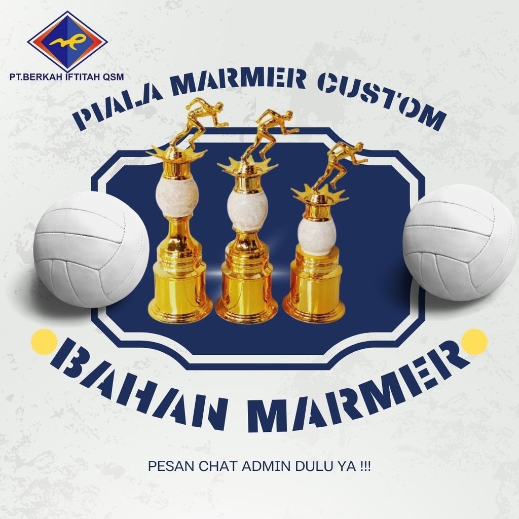 piala batu marmer piala custom tulisan piala murah Piala lomba lari satuan piala patung lari  piala 