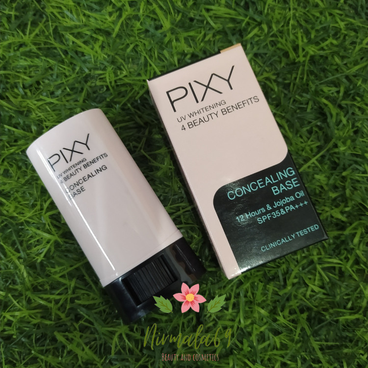 Pixy uv whitening 4 beauty benefits concealing base spf35 PA+++ 9gr 02 sand beige/concealer pixy/fou