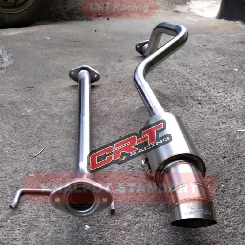 Knalpot mobil racing gran max, futura, apv, t120ss, new carry (bolt on) CRT Original