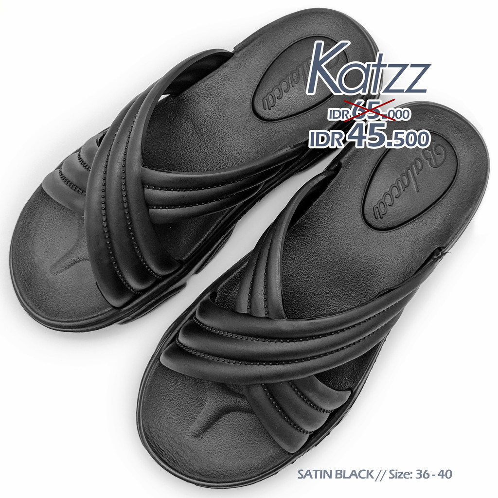 KATZZ  - Sandal Wanita Sandal Selop Bahan Karet Empuk Kekinian Model Terbaru Size 36 - 40 / Sandal C