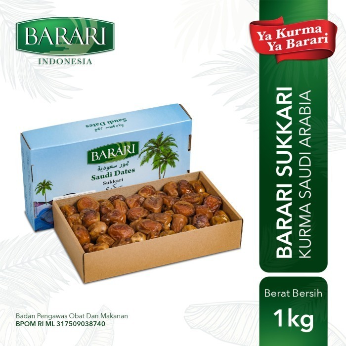 

Kurma Barari Sukkari 1Kg Saudi Arabia