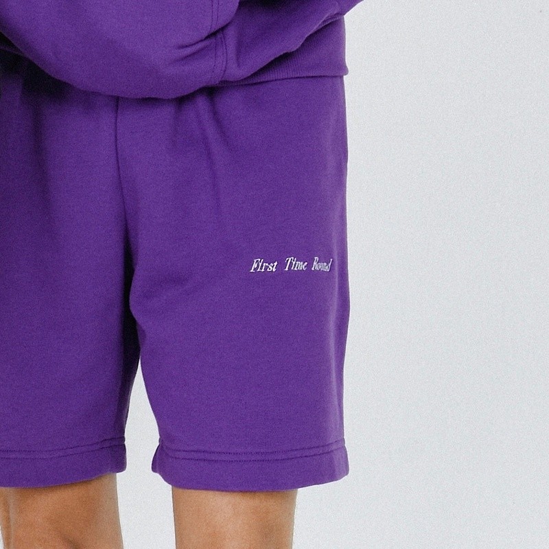 First Time Round - Classic Sweatshorts - Amethyst