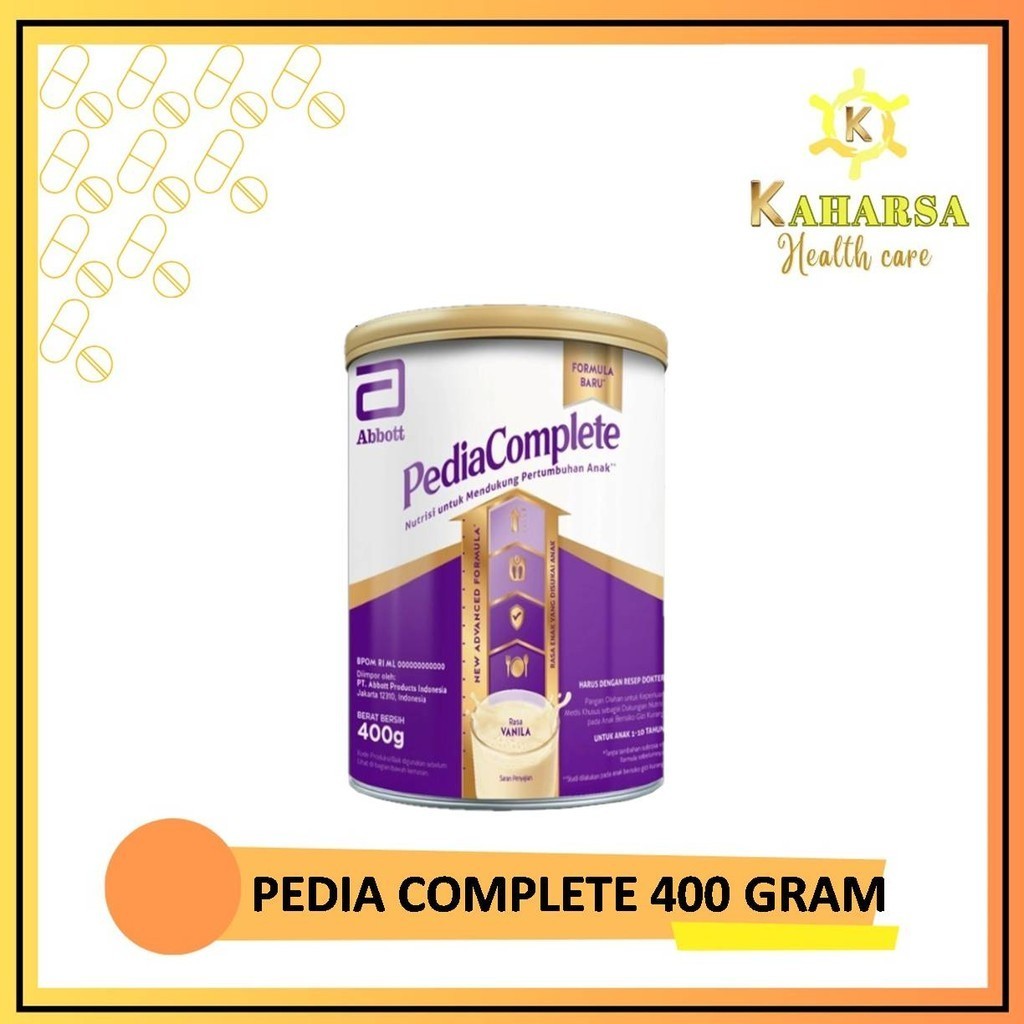 

PEDIACOMPLETE 400 G VANILA - Pediasure Complete 400 gr - Susu Stunting - Susu formula untuk naikin berat badan anak