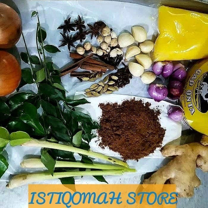 

BUMBU NASI KEBULI ASLI ALAMI KOMPLIT MINYAK SAMIN DLL/ uk. 3Lt Beras