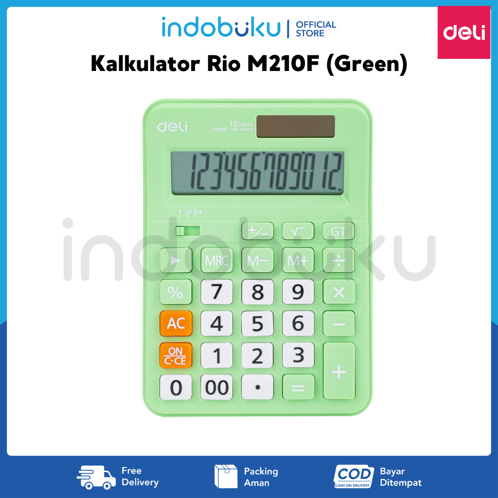 

Kalkulator Deli Rio M210F/ Calculator Deli Rio M210F