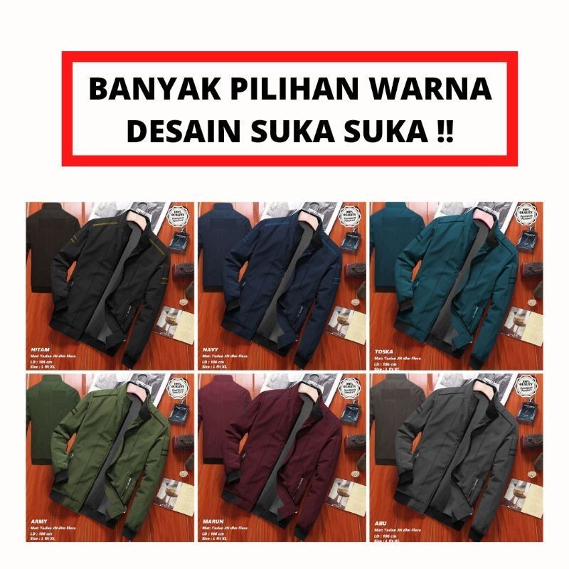 JAKET CUSTOM SABLON/BORDIR - JAKET CUSTOM SATUAN