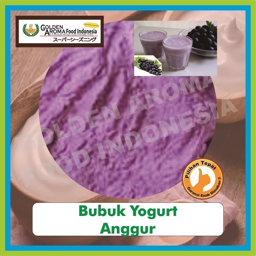 

Bubuk Yogurt Anggur 250 Gr Serbuk Minuman Ice Yoghurt Grape 250Gr Es Krim Youghurt Drink Powder