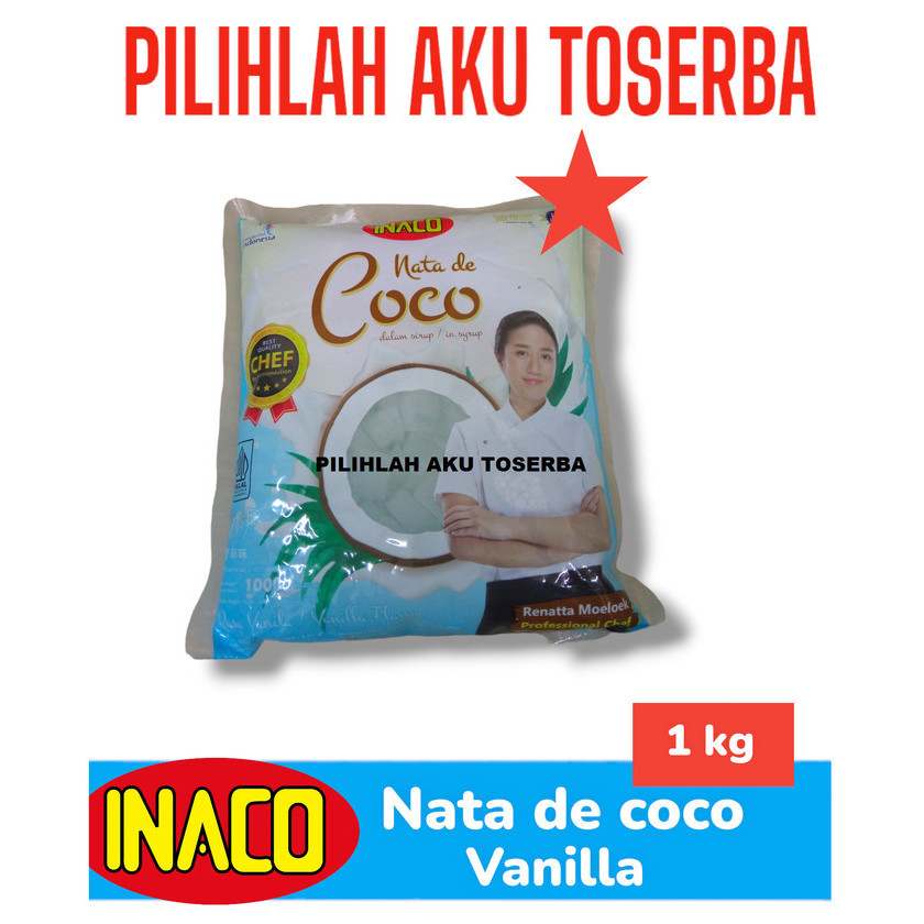 

INACO NATA DE COCO 1 KILO rasa VANILLA - ( HARGA 1 BUNGKUS )