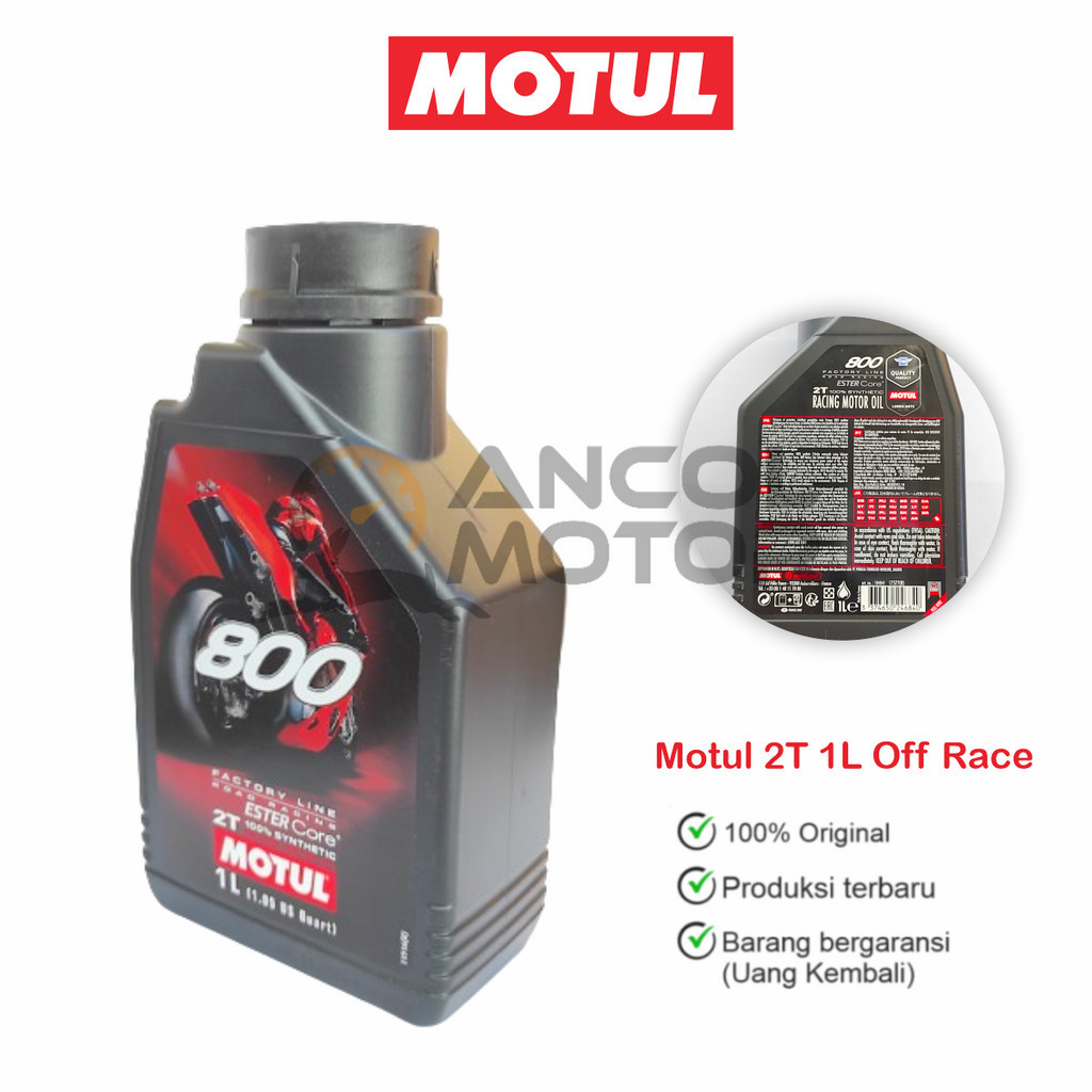 Motul 2T 800 Oli Samping Motor 1 Liter Road Race