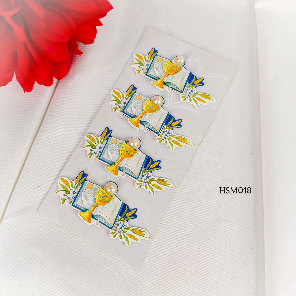 

Sticker Kit Motif Champion Book 3D Paper HSM018