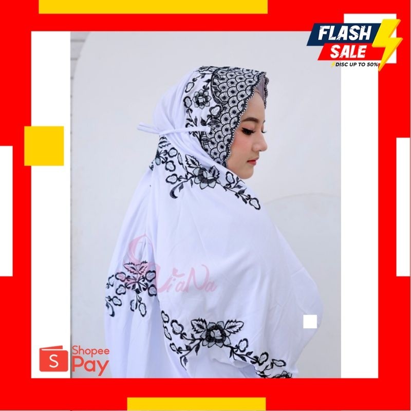 SALE 12.12 |  MUKENA TERUSAN POLINO BUNGA | MUKENA LANGSUNGAN SANTRI PUTRI | MUKENA LAJURAN