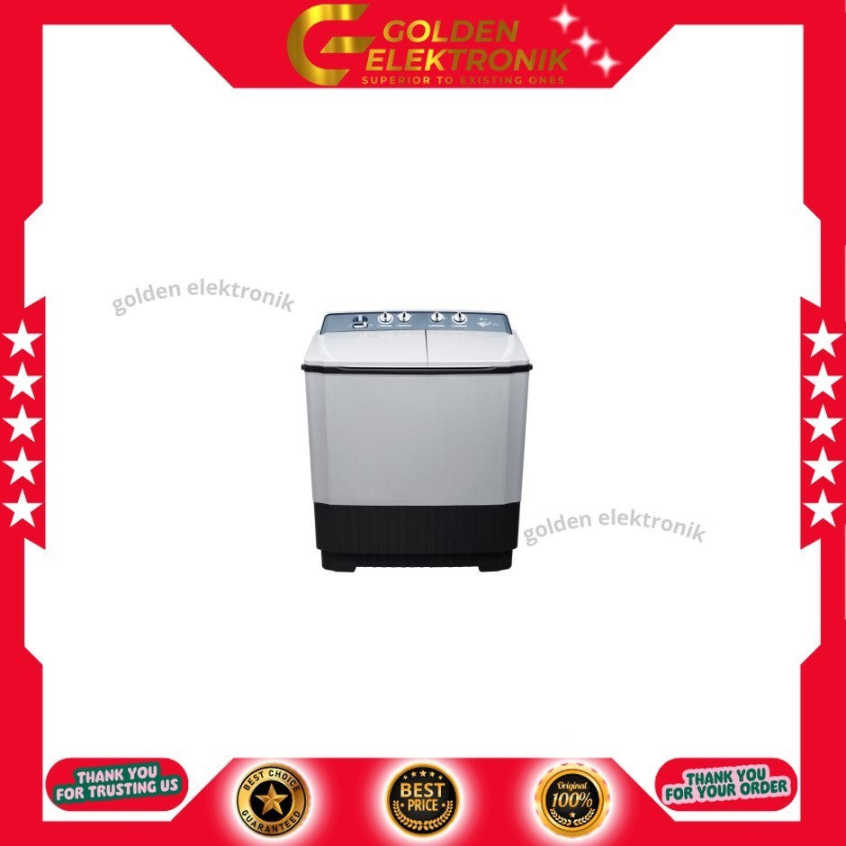 MESIN CUCI LG P1600RT P 1600RT P 1600 RT 16KG 2 TABUNG