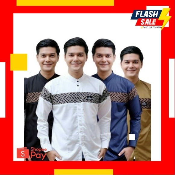 LEBARAN SALE 4.4 |  koko koko dewasa lengan panjang baju koko pria baju koko pria lengan panjang baj