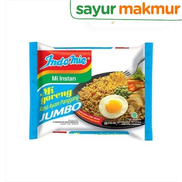 

Indomie Goreng Jumbo Ayam Panggang 127 gram Sayurmakmur
