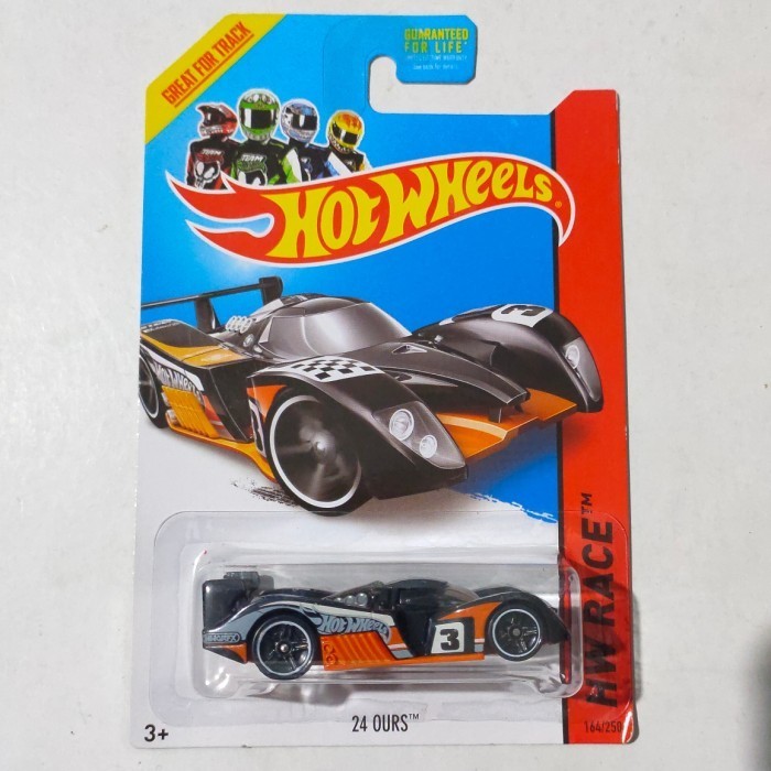 HW Hot Wheels 24 Ours hitam -DD24
