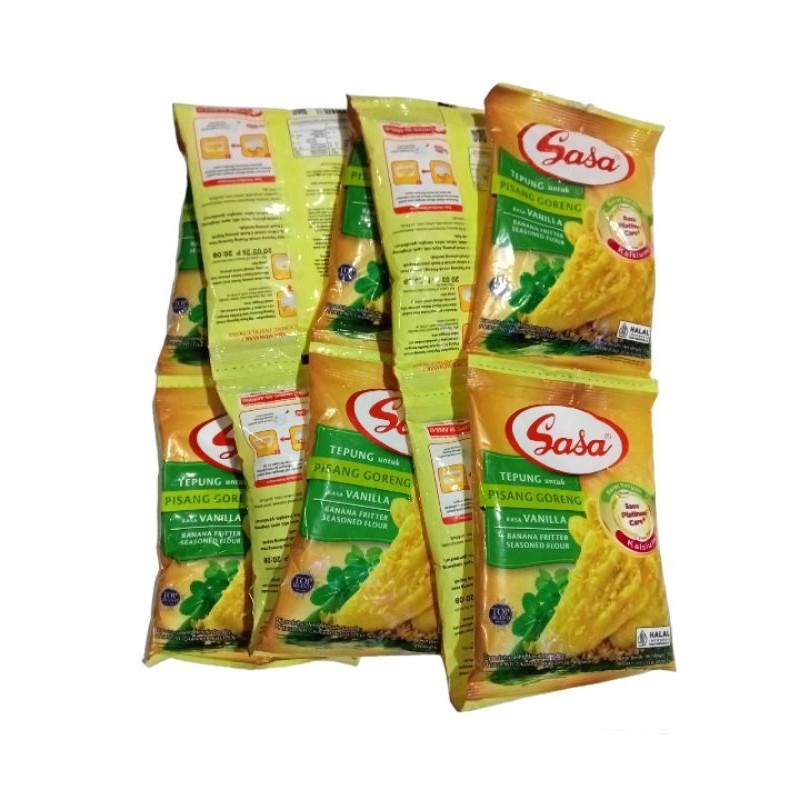

Sasa Tepung Bumbu pisang goreng 10 pcs 70g