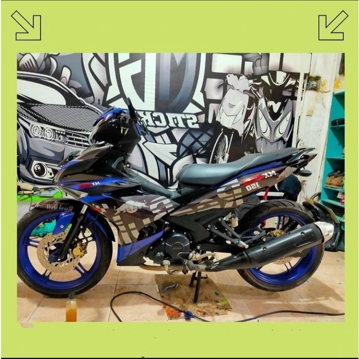 Stiker striping mx king Motor yamaha jupiter Variasi Full Body 2015 2016 2017 2018 2019 2020 2021