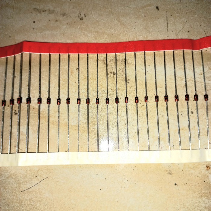 

Dioda bav21 original vishay bav 21 ori asli Rol Kertas renceng ori renteng Fajar elektro 2