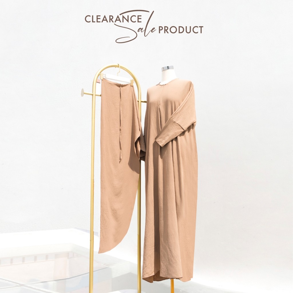 Lozy Hijab - [Defect Sale] Hafsha Abaya Set (Gamis Abaya Set Umroh)