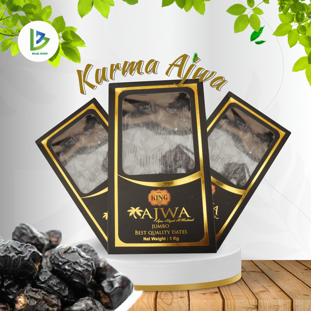 

Kurma Ajwa Premium 1Kg - Kurma Nabi King Dates 1Kg