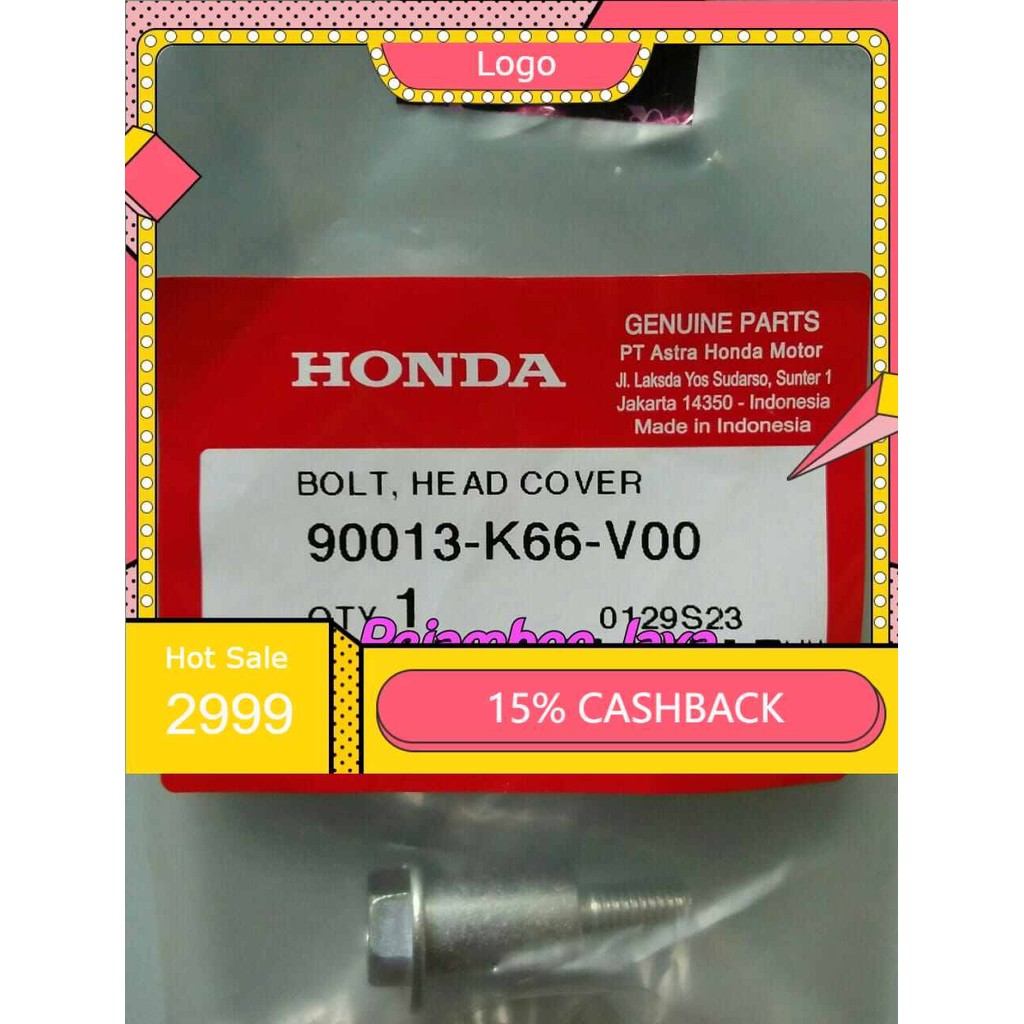 dfadfa 90013K66V00 BOLT HEAD COVER -cod-d