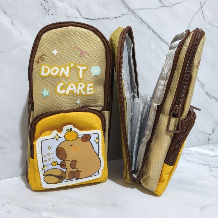 

Kotak Tempat Pouch Pensil Lucu Capybara / Pencil Case Capibara