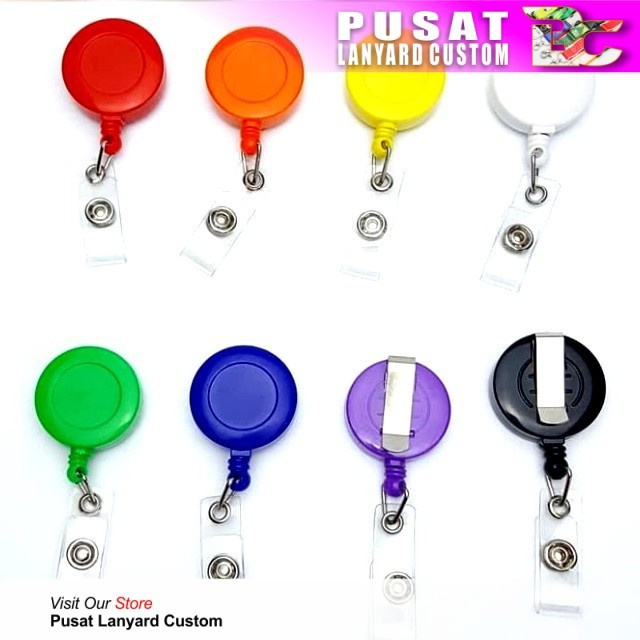 

Pusat Lanyard Custom - yoyo id card bandul wadah id card warna solid