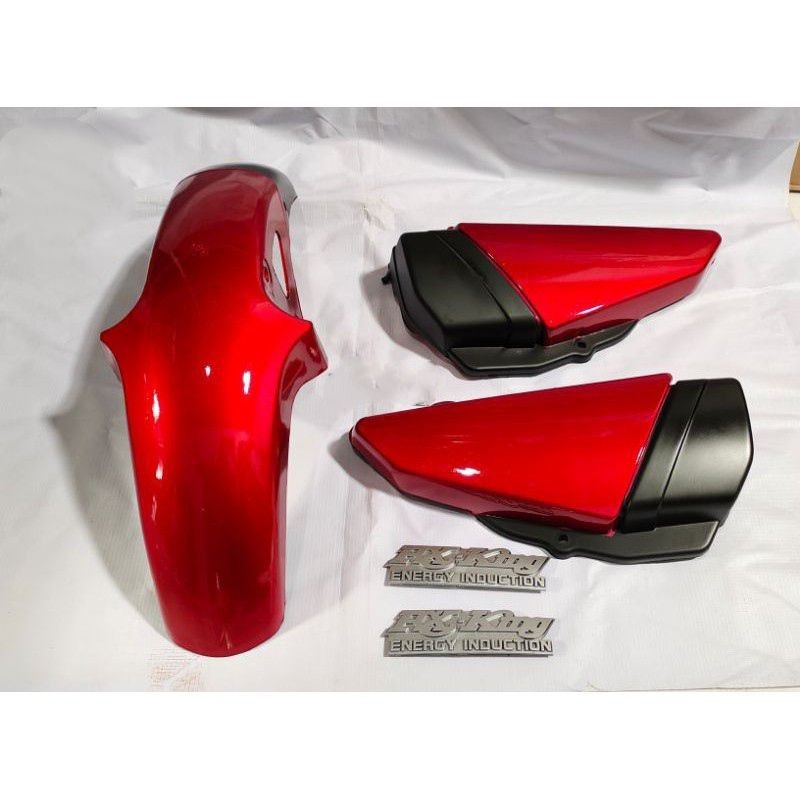 paket Spakbor Depan RX King dan Box Aki Rx King New Merah Maron