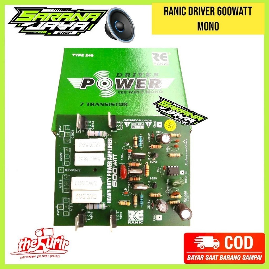 driver 600 watt mono Amplifier Mixer