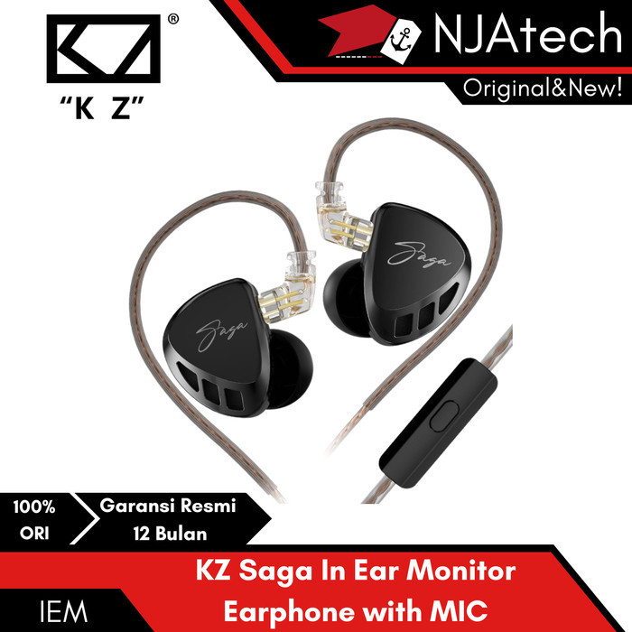 KZ SAGA Single DD In Ear Earphone Metal with MIC