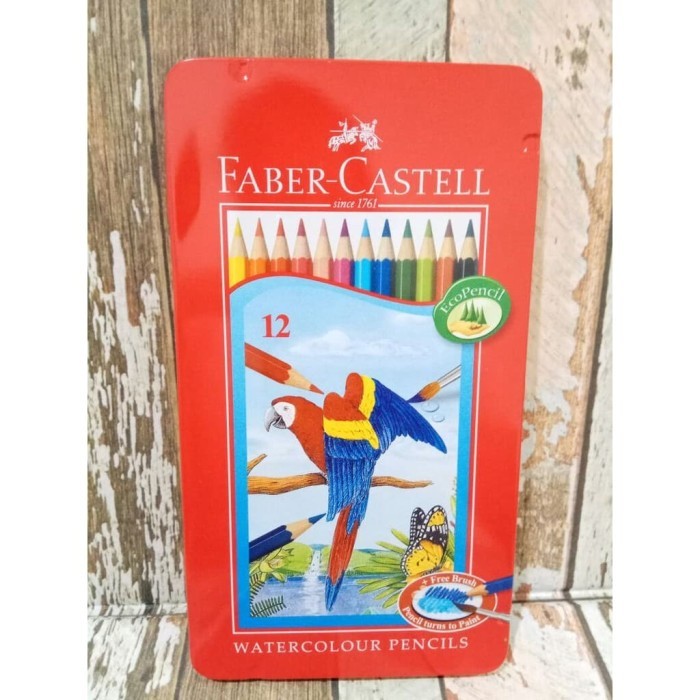 

PENSIL WARNA/WATER COLOUR PENCILS TIN CASE 12L FABER-CASTEL 115913
