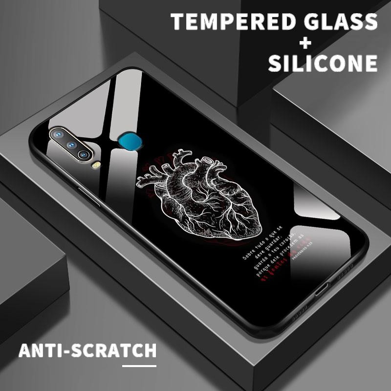 Hard Case Glass Case For Vivo Y17 Y17s Y15 Y15s Y15a Y15c Y16 Y19 Y12 Y12a Y12s Y12i Y11 2019 Y11s T